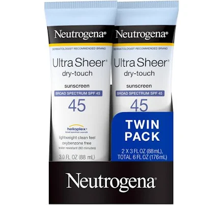 Neutrogena Ultra Sheer Dry-Touch Sunscreen SPF 45 Value Pack