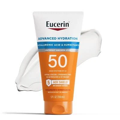 Eucerin Advanced Hydration Sunscreen Lotion SPF 50