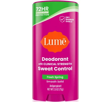 Lume Deodorant Plus Sweat Control Antiperspirant Deodorant Fresh Spring
