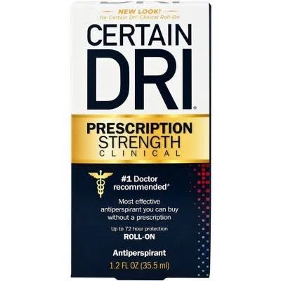 Certain Dri Prescription Strength Clinical Antiperspirant Roll-On