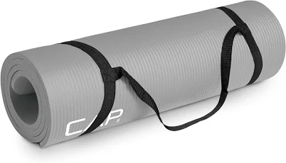 CAP 1/2-Inch High Density Exercise Yoga Mat with Strap knee pad