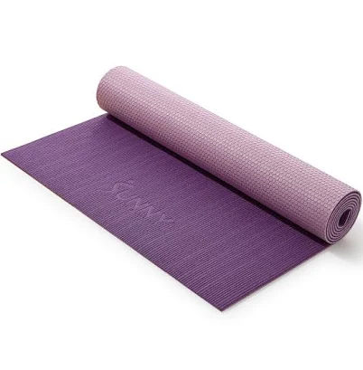 Sunny Health & Fitness Anti-Slip Dual Color Exercise Yoga Mat