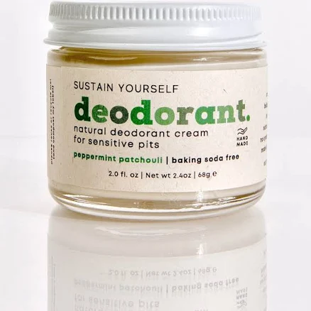Deodorant Cream 2oz Glass