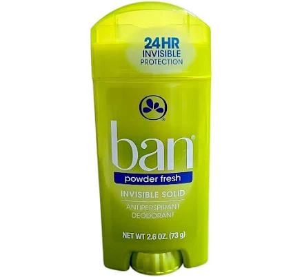 Desodorante Ban 2.6 OZ, Shower Fresh / Powder Fresh