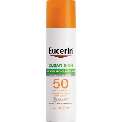 Eucerin Clear Skin Oil Control SPF 50 Face Sunscreen Lotion