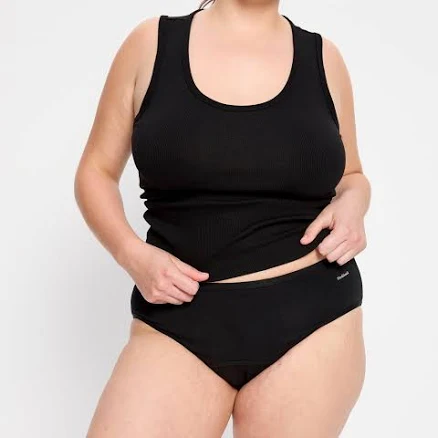 Modibodi Basic Mid-Rise Brief Black