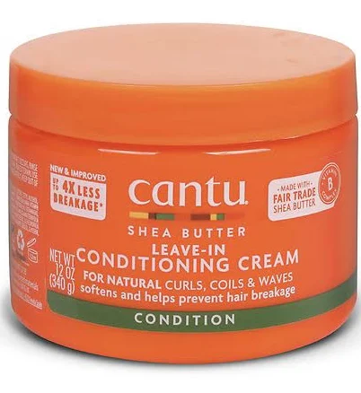 Cantu Natural Shea Butter Leave In Conditioning Cream