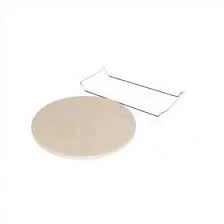 Nordic Ware 2 Piece Ceramic Pizza Stone with Steel Holder