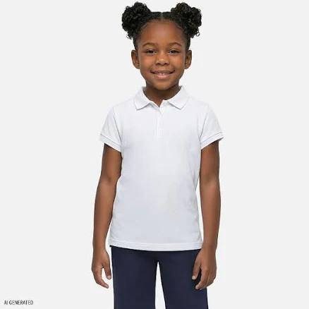 Girls Izod School Uniform Short Sleeve Polo Shirt