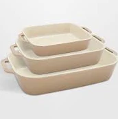 Staub Sesame 3 pcs Rectangular Baking Dish Set