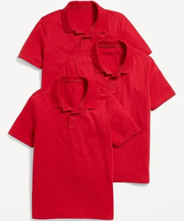 Old Navy Kids' School Uniform Polo Shirt 3-Pack