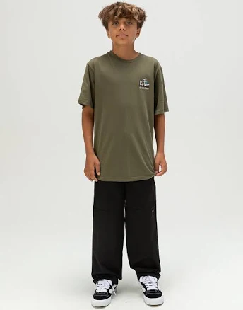Dickies Double Knee Boys Pants - Black - Size: 14