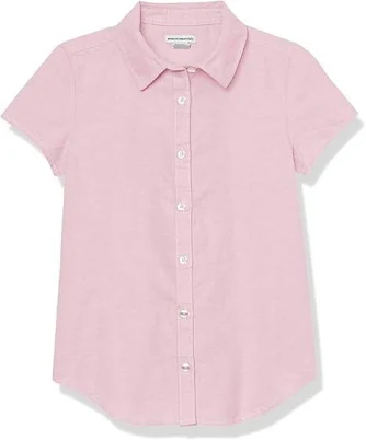 Amazon Essentials Girls' Uniform Classic Fit Short-sleeve Shirt Xl[12]