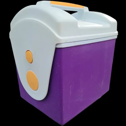 Rubbermaid Sidekick Small Ice Chest Cooler Lunchbox Flip Top Purple &