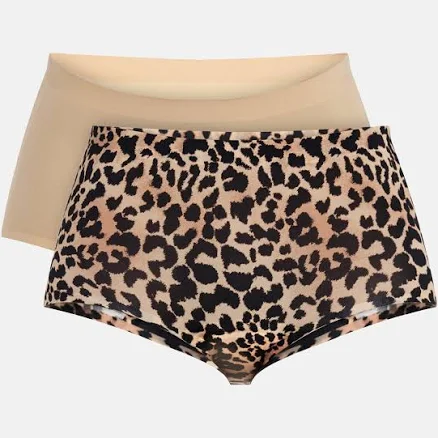 No Boundaries Boyshort Super Absorbency Period Underwear 2-Pack Womens