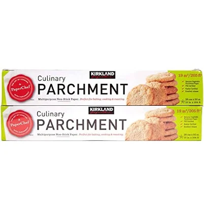 Kirkland Signature Culinary Parchment Paper Non Stick 205+205 Sq Ft 2