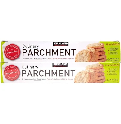 Kirkland Signature Non-stick Parchment Paper Rolls, 15 In X 164 Ft