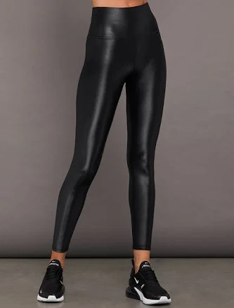Carbon38 Women's High Rise Full-Length Legging in Takara Shine