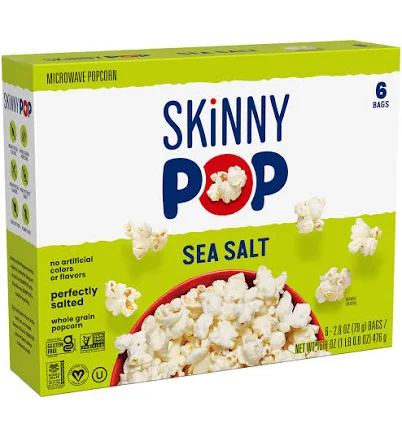 Skinnypop Popcorn Sea Salt