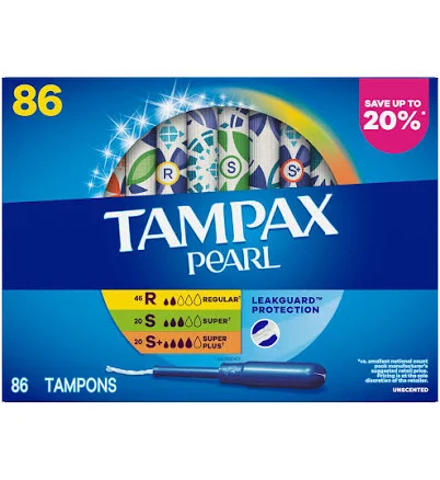 Tampax Pearl Tampons Trio Pack