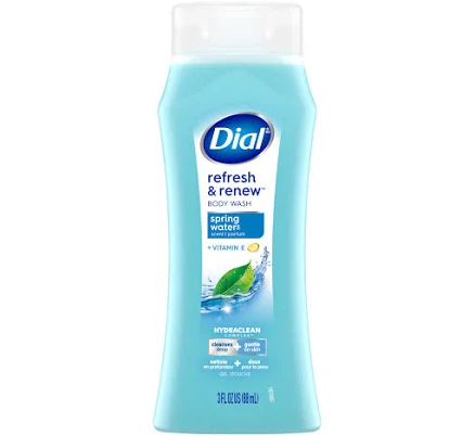 Dial Refresh & Renew Body Wash Spring Water 16 fl.. oz. 4 pk.