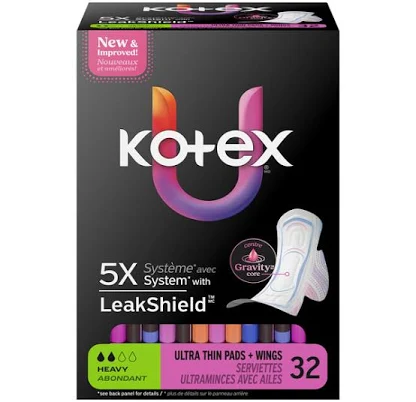 Kotex Ultra Thin Heavy Pads with Wings