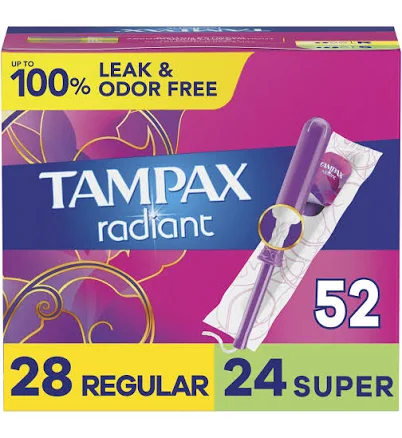 Tampax Radiant Tampons
