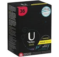 U by Kotex Sleek Tampons