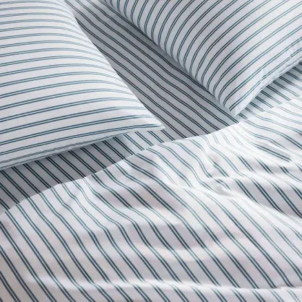 Classic Cooling Percale Core Sheet Set in Blue, Twin