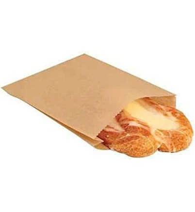 Bagcraft Papercon 300100, 6.5x1x8-Inch Ecocraft Waxed Bakery Bag, 2000/CS