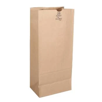 Duro Bag 25 lb Short Heavy Duty Kraft Grocery Bag