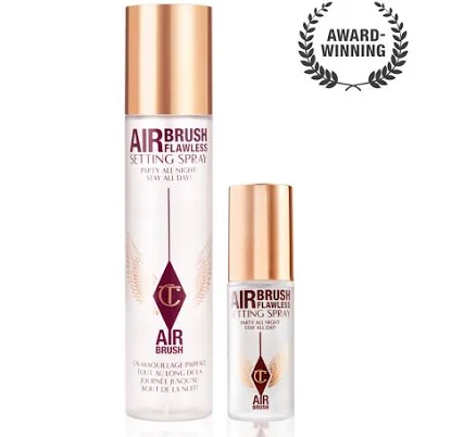 Charlotte Tilbury Airbrush Flawless Setting Spray Xl & Mini Duo Face Kit