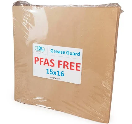 IDL Packaging PFAS-Free Grease-Proof Paper Sheets