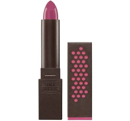 Burt's Bees 100% Natural Moisturizing Lipstick, Fuchsia Flood, 1 Tube, Pink