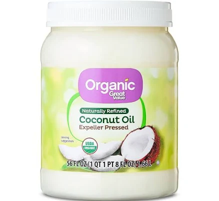Great Value Organic Naturally Refined Coconut Oil