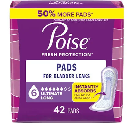 Poise Ultimate Absorbency Incontinence Pads