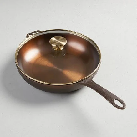 Smithey No. 11 Deep Skillet with Glass Lid