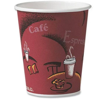 Solo Bistro Design Hot Drink Cups Paper