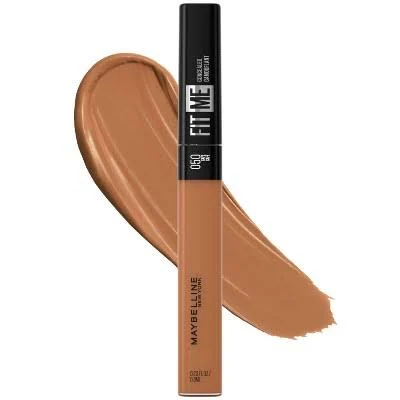 Maybelline Fit Me Liquid Oil-Free, Fragrance-Free, Dermatologist Tested Concealer - Café 50 - 0.23 fl oz, Buildable Coverage for Face with Finish