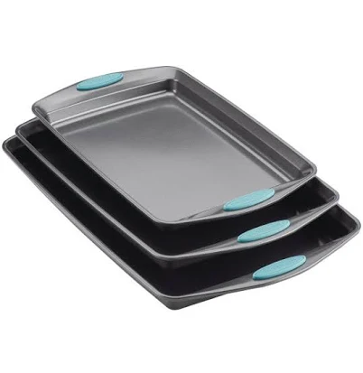 Rachael Ray 3-Piece Nonstick Bakeware Cookie Pan Set