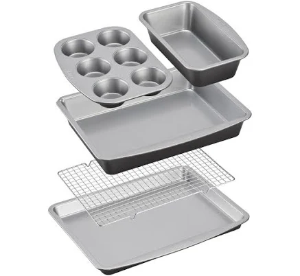 Cuisinart 5-Piece Stackable Ceramic Nonstick Bakeware