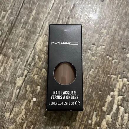 MAC Nail Lacquer Polish Coffee Break (BROWN) Size