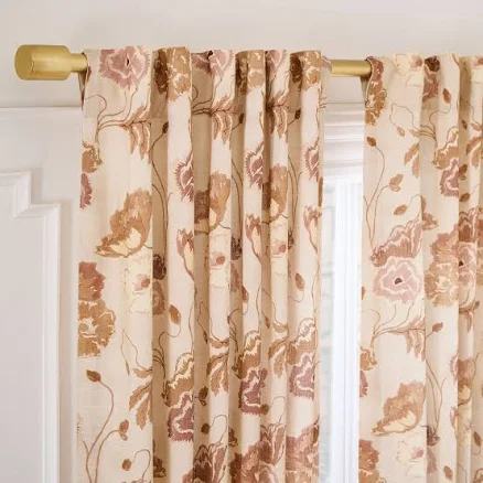 West Elm Poppy Blooms Curtain Set of 2