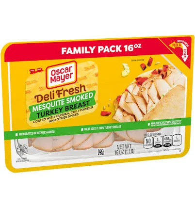 Oscar Mayer Deli Fresh Smoked Turkey Breast