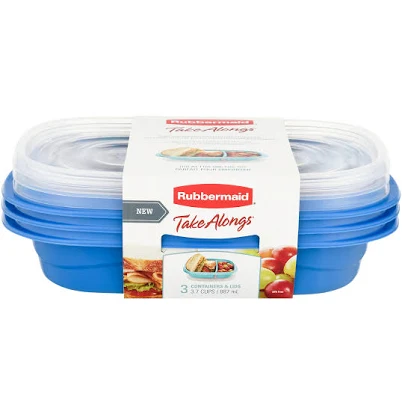 Rubbermaid TakeAlongs Divided Food Storage Container