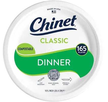 Chinet Classic Dinner Paper Plates
