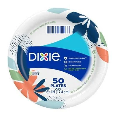Dixie Everyday Heavy Duty Disposable Plates