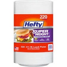 Hefty Super Weight 8 7/8-inch Foam Plate, 220-count
