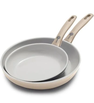 GreenPan Dover Ceramic Nonstick 8" and 10" Frypan Set