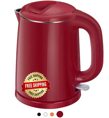 Secura Stainless Steel Double Wall Electric Kettle Water Heater SWK-1001DW/